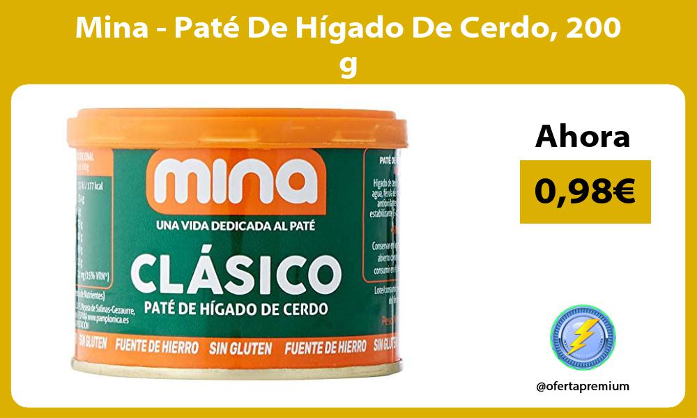 Mina Paté De Hígado De Cerdo 200 g