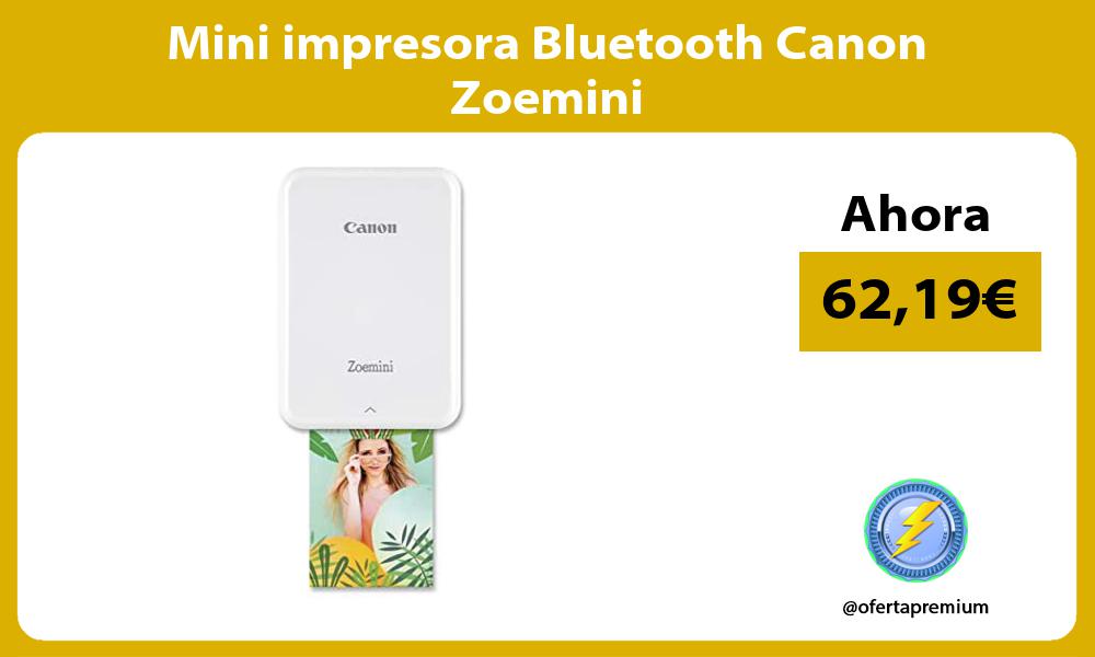 Mini impresora Bluetooth Canon Zoemini