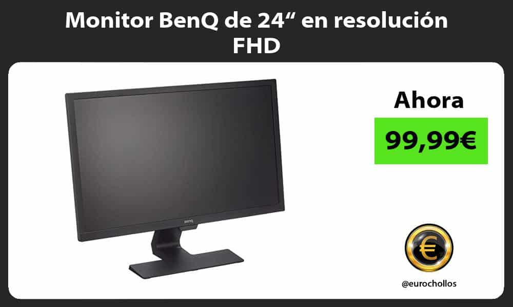 Monitor BenQ de 24“ en resolución FHD