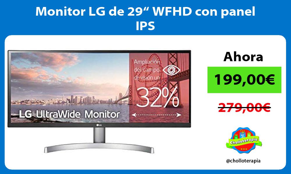 Monitor LG de 29“ WFHD con panel IPS
