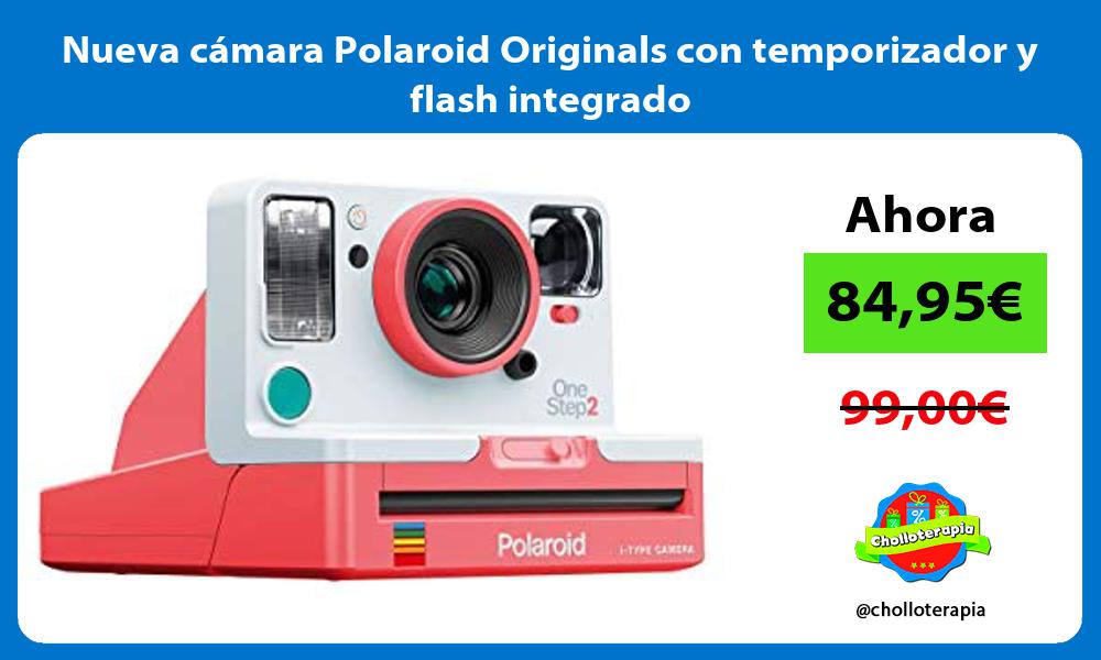 Nueva cámara Polaroid Originals con temporizador y flash integrado