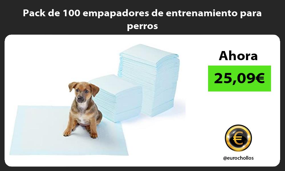 Pack de 100 empapadores de entrenamiento para perros