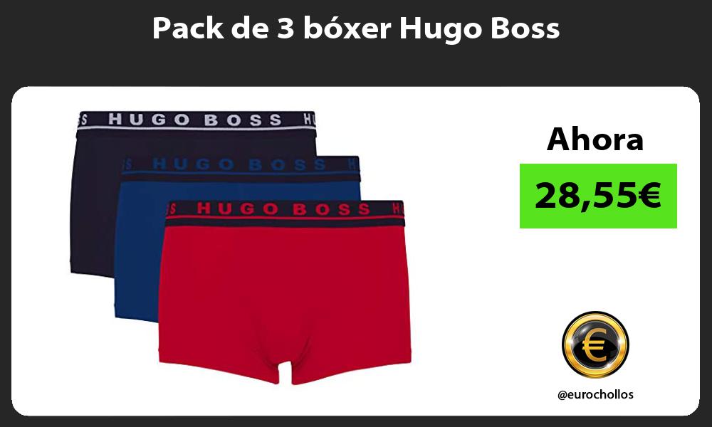 Pack de 3 bóxer Hugo Boss