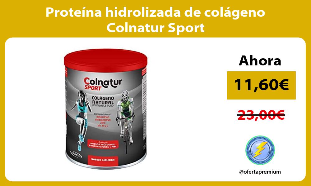 Proteína hidrolizada de colágeno Colnatur Sport