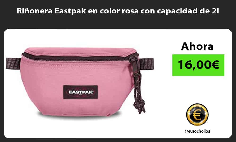 Riñonera Eastpak en color rosa con capacidad de 2l