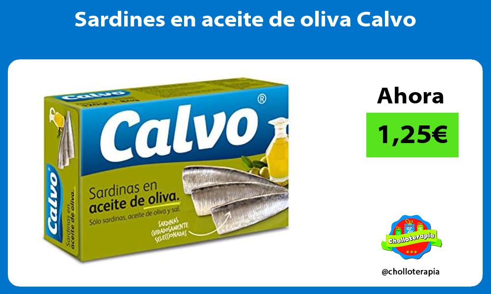 Sardines en aceite de oliva Calvo