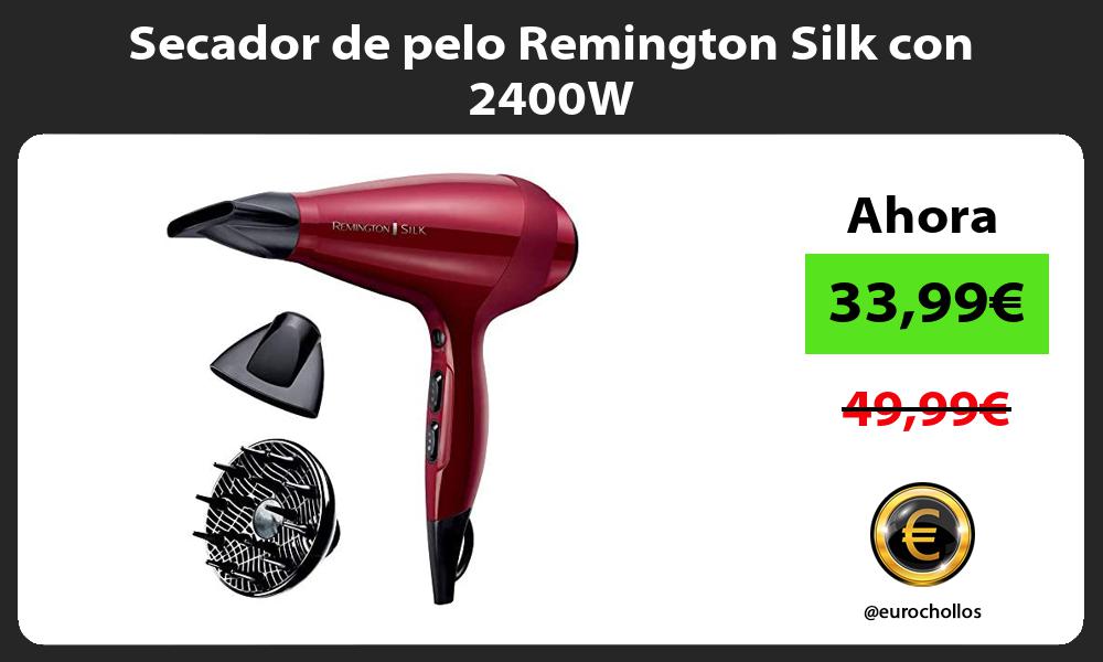 Secador de pelo Remington Silk con 2400W