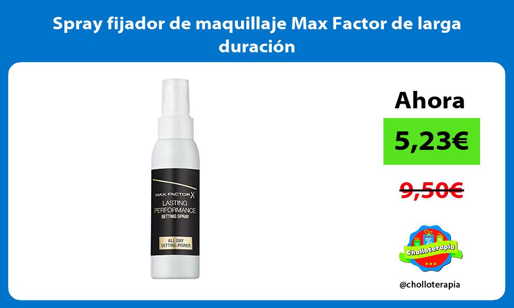Spray fijador de maquillaje Max Factor de larga duración