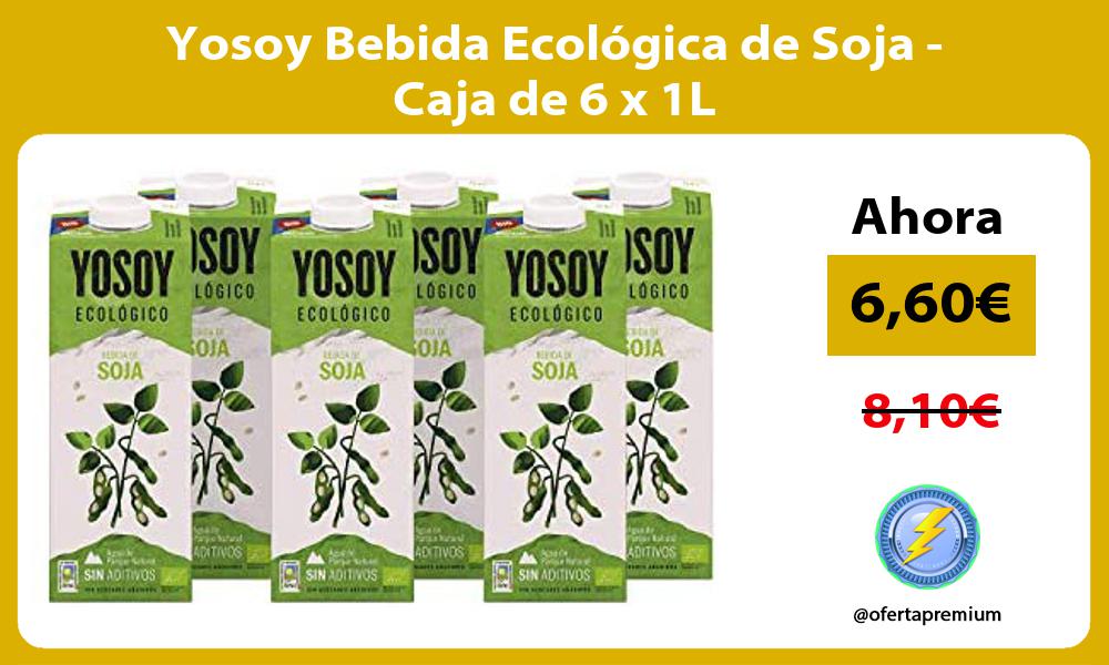Yosoy Bebida Ecológica de Soja Caja de 6 x 1L