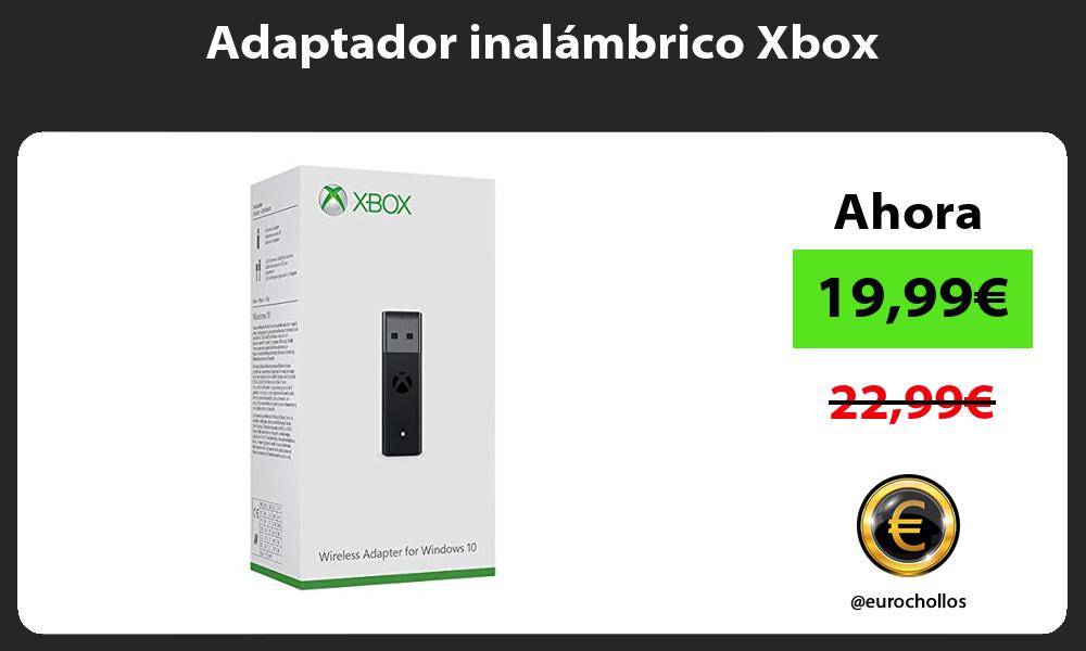 Adaptador inalámbrico Xbox