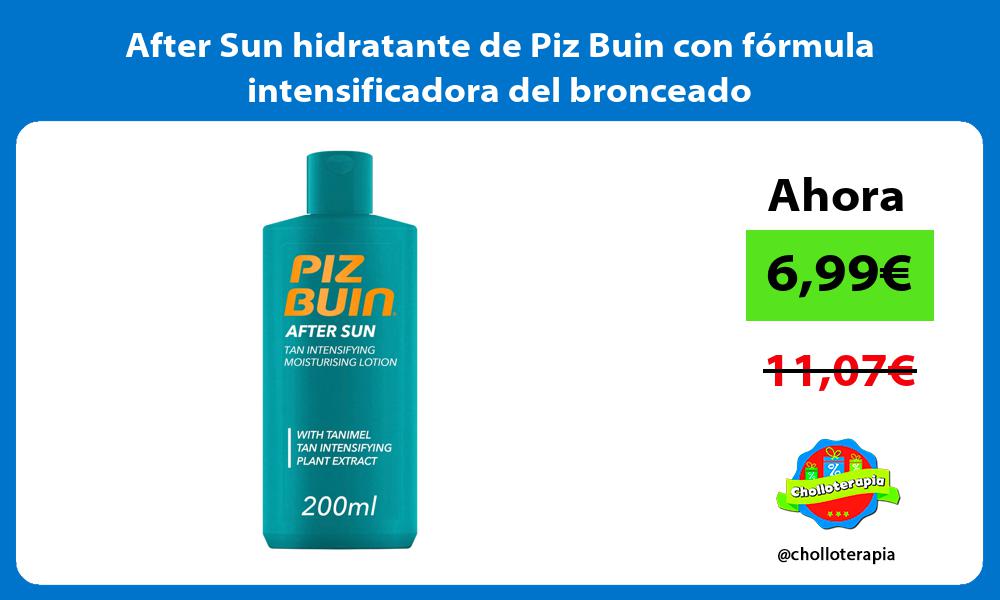 After Sun hidratante de Piz Buin con fórmula intensificadora del bronceado
