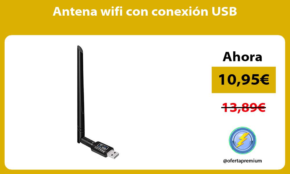Antena wifi con conexión USB