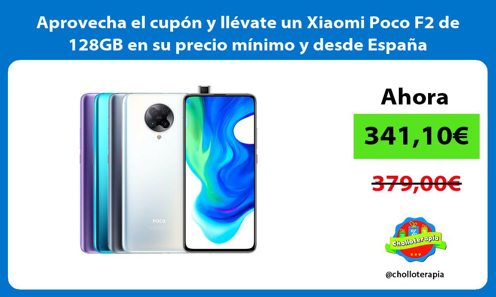 Aprovecha el cupón y llévate un Xiaomi Poco F2 de 128GB en su precio mínimo y desde España