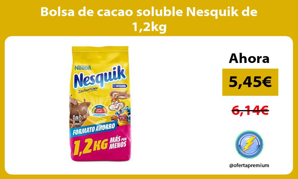 Bolsa de cacao soluble Nesquik de 12kg