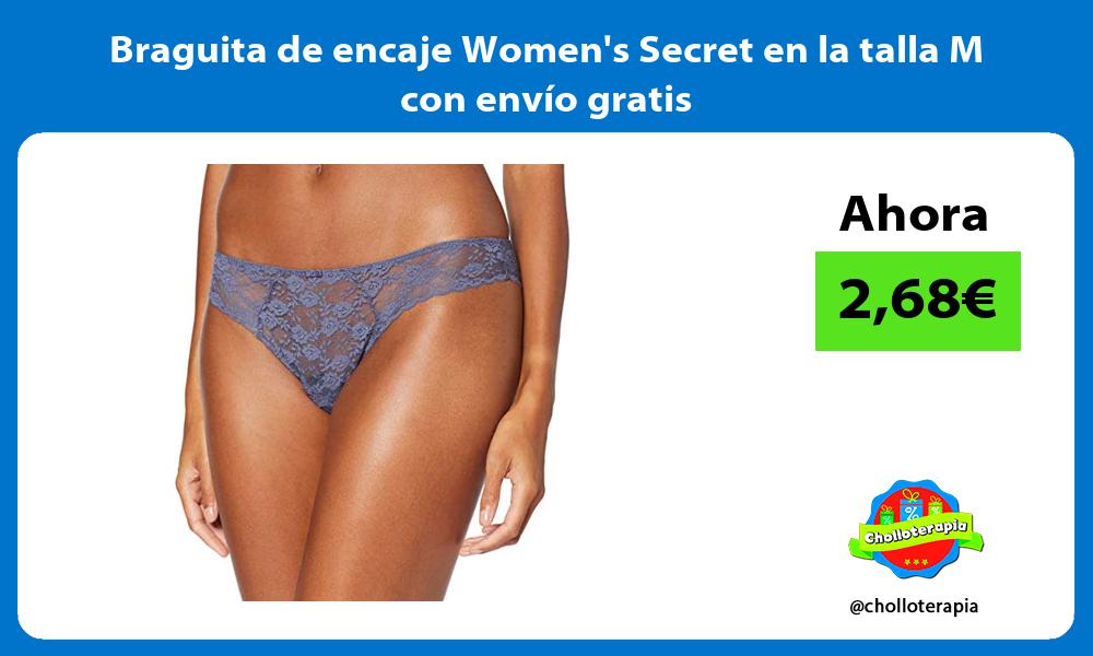 Braguita de encaje Womens Secret en la talla M con envío gratis