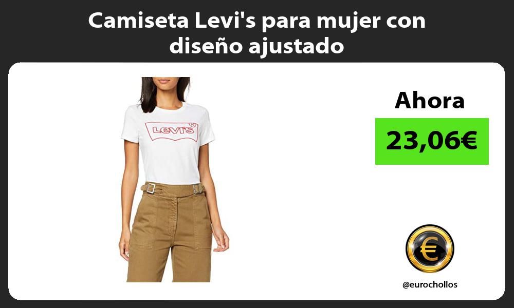 Camiseta Levis para mujer con diseño ajustado
