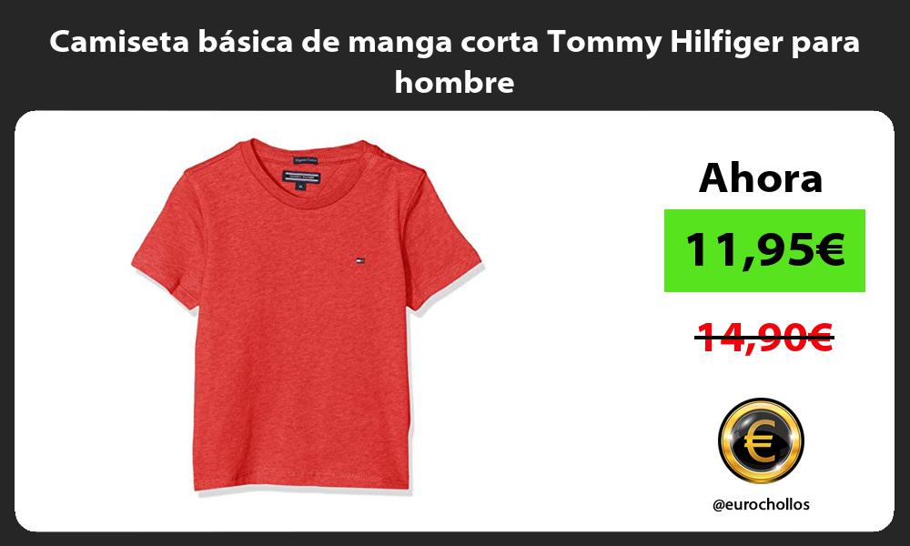Camiseta básica de manga corta Tommy Hilfiger para hombre