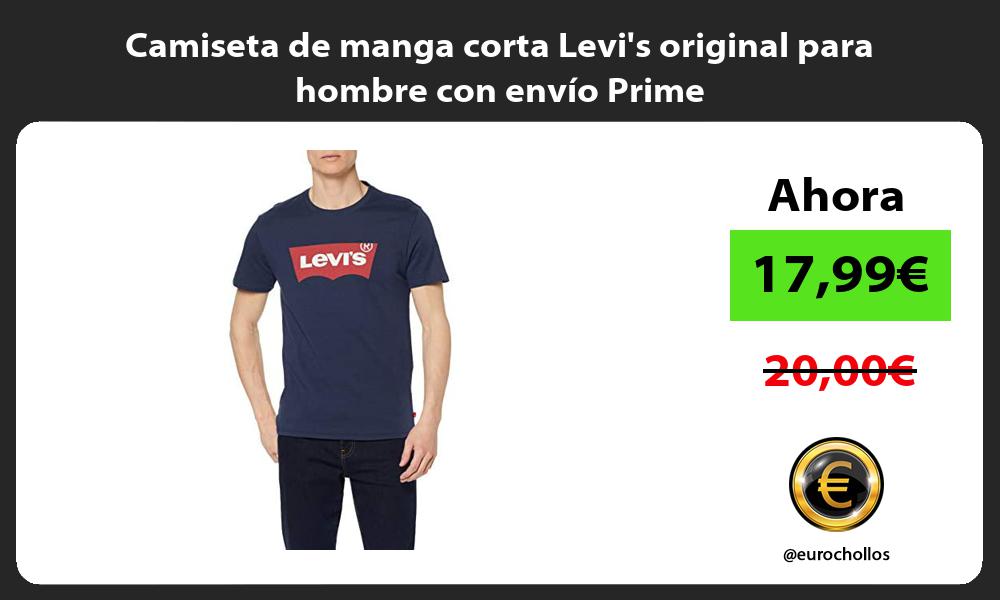 Camiseta de manga corta Levis original para hombre con envío Prime