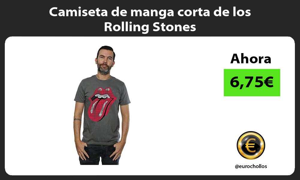 Camiseta de manga corta de los Rolling Stones