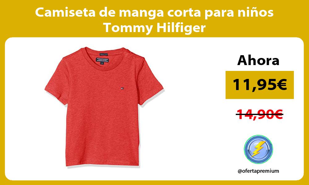 Camiseta de manga corta para niños Tommy Hilfiger