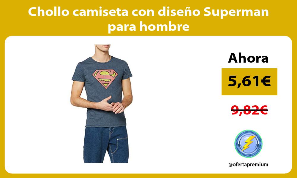 Chollo camiseta con diseño Superman para hombre