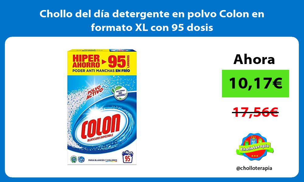 Chollo del día detergente en polvo Colon en formato XL con 95 dosis