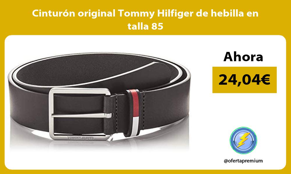 Cinturón original Tommy Hilfiger de hebilla en talla 85
