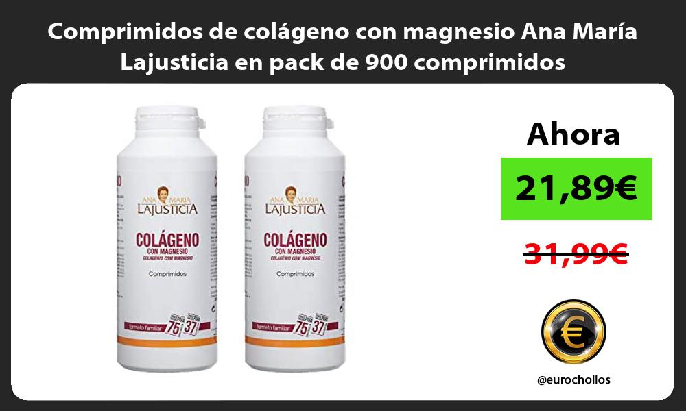 Comprimidos de colágeno con magnesio Ana María Lajusticia en pack de 900 comprimidos