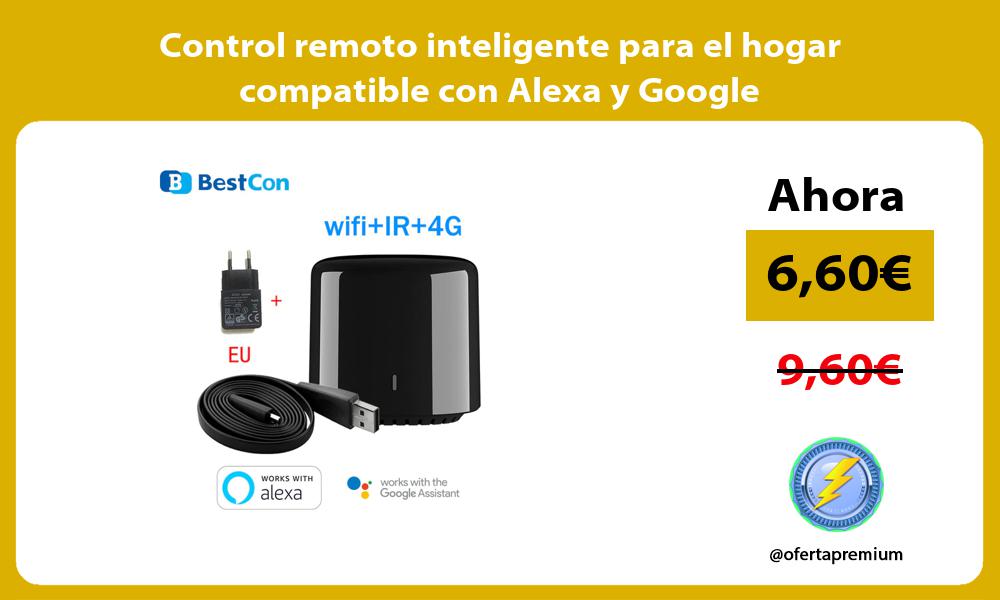 Control remoto inteligente para el hogar compatible con Alexa y Google