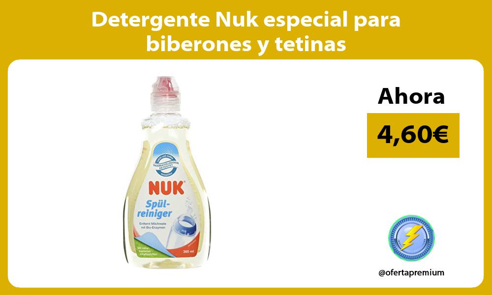 Detergente Nuk especial para biberones y tetinas