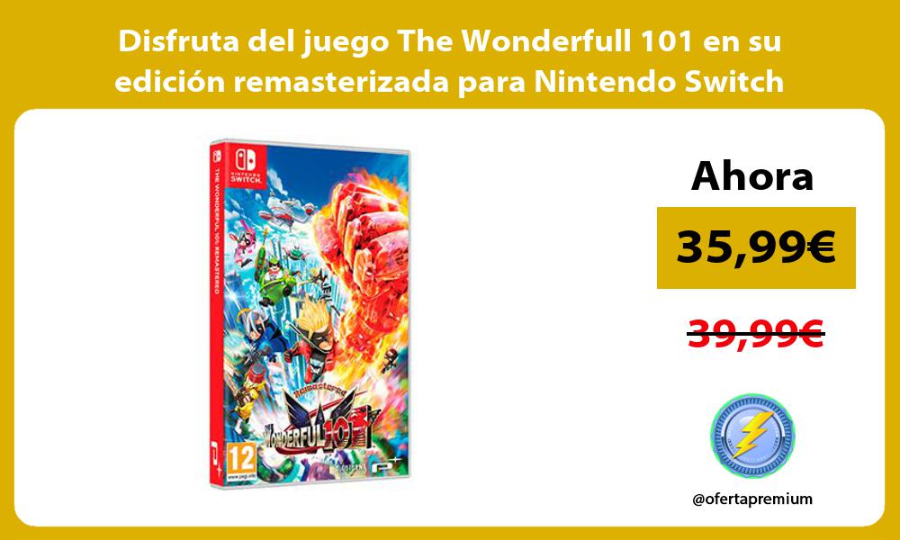 Disfruta del juego The Wonderfull 101 en su edición remasterizada para Nintendo Switch