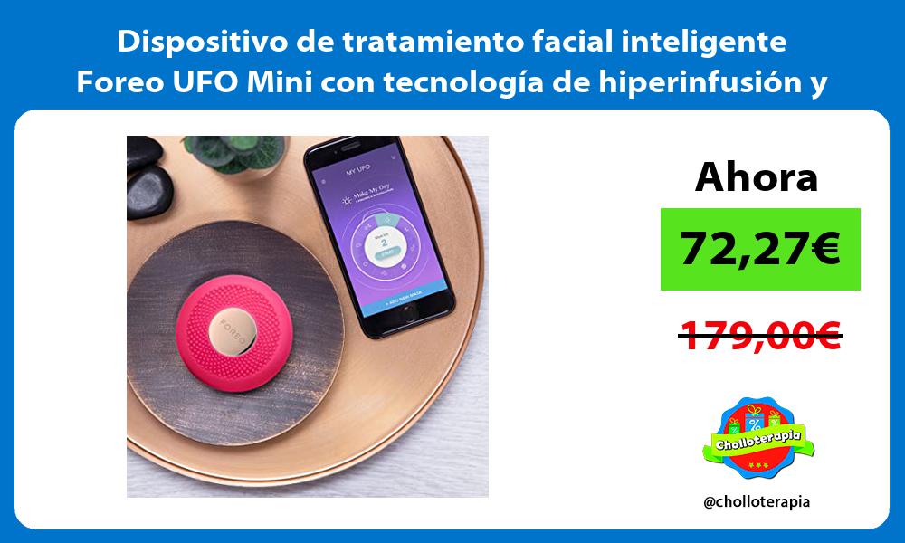 Dispositivo de tratamiento facial inteligente Foreo UFO Mini con tecnología de hiperinfusión y LED