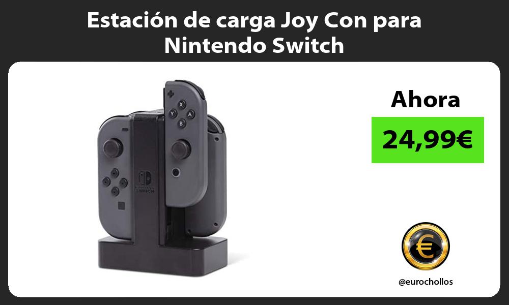Estación de carga Joy Con para Nintendo Switch