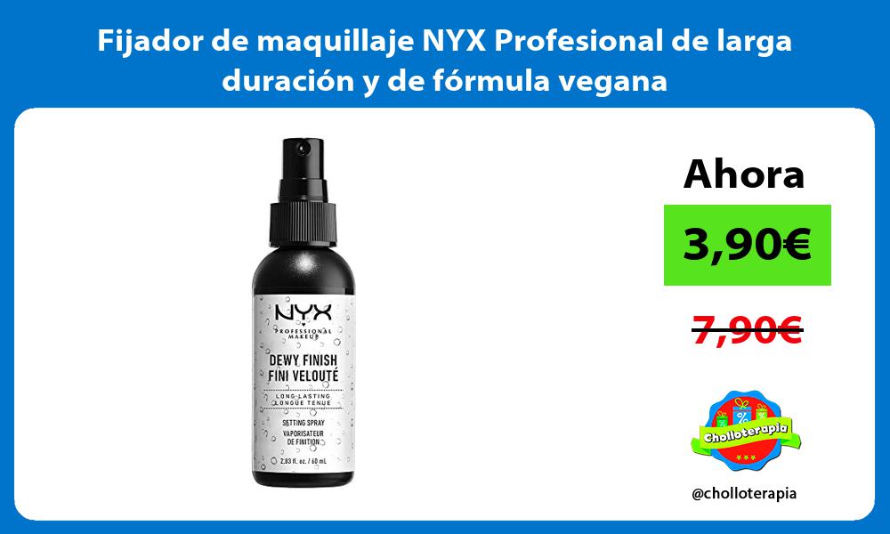 Fijador de maquillaje NYX Profesional de larga duración y de fórmula vegana