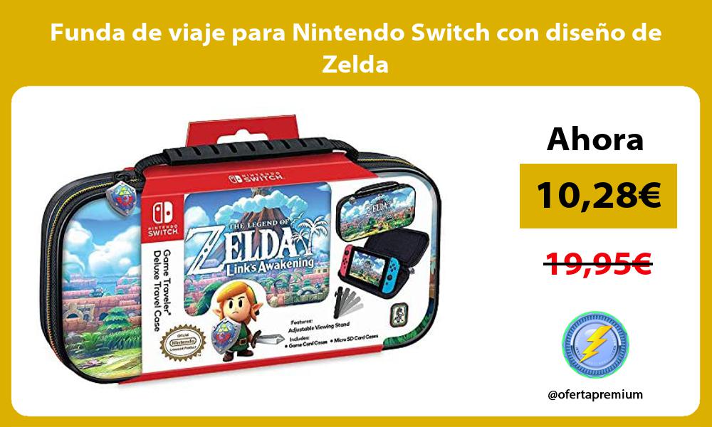 Funda de viaje para Nintendo Switch con diseño de Zelda