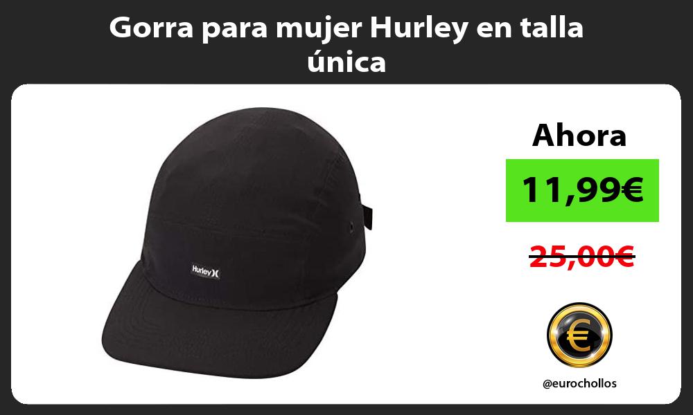 Gorra para mujer Hurley en talla única