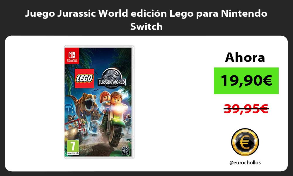 Juego Jurassic World edición Lego para Nintendo Switch
