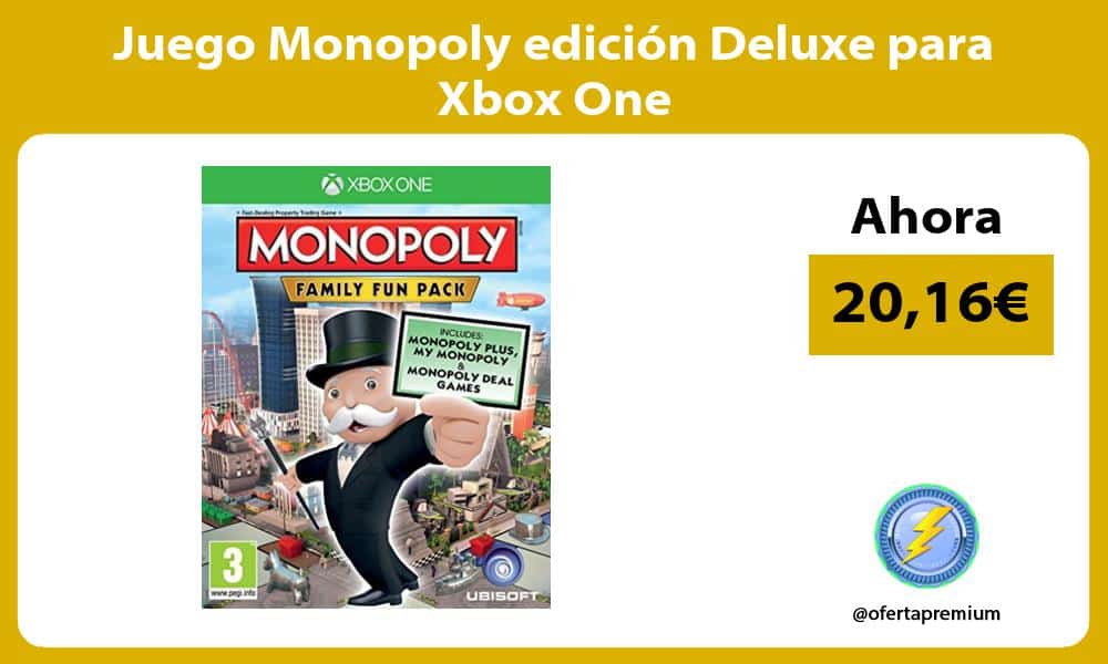 Juego Monopoly edición Deluxe para Xbox One
