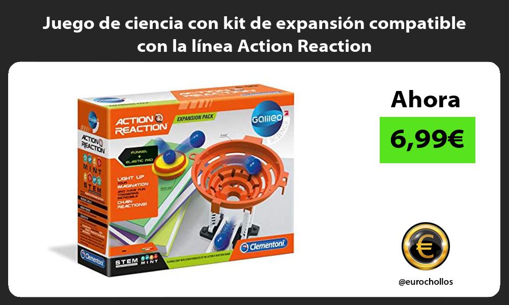 Juego de ciencia con kit de expansión compatible con la línea Action Reaction