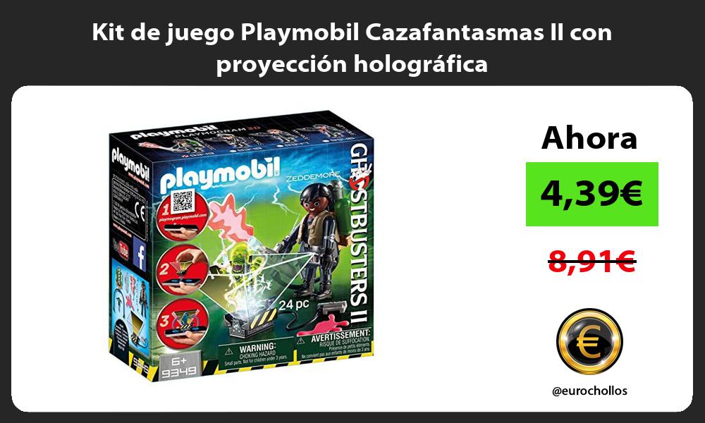Kit de juego Playmobil Cazafantasmas II con proyección holográfica