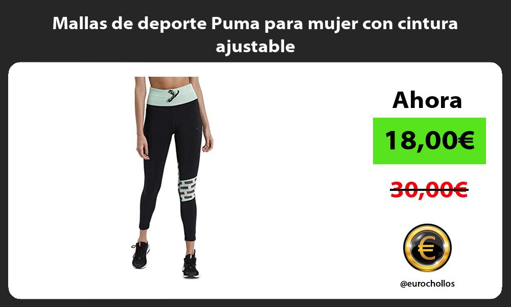 Mallas de deporte Puma para mujer con cintura ajustable