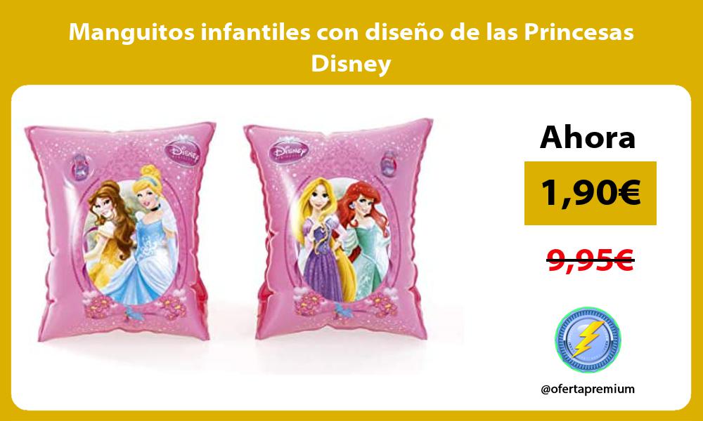Manguitos infantiles con diseño de las Princesas Disney