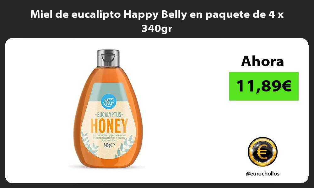 Miel de eucalipto Happy Belly en paquete de 4 x 340gr