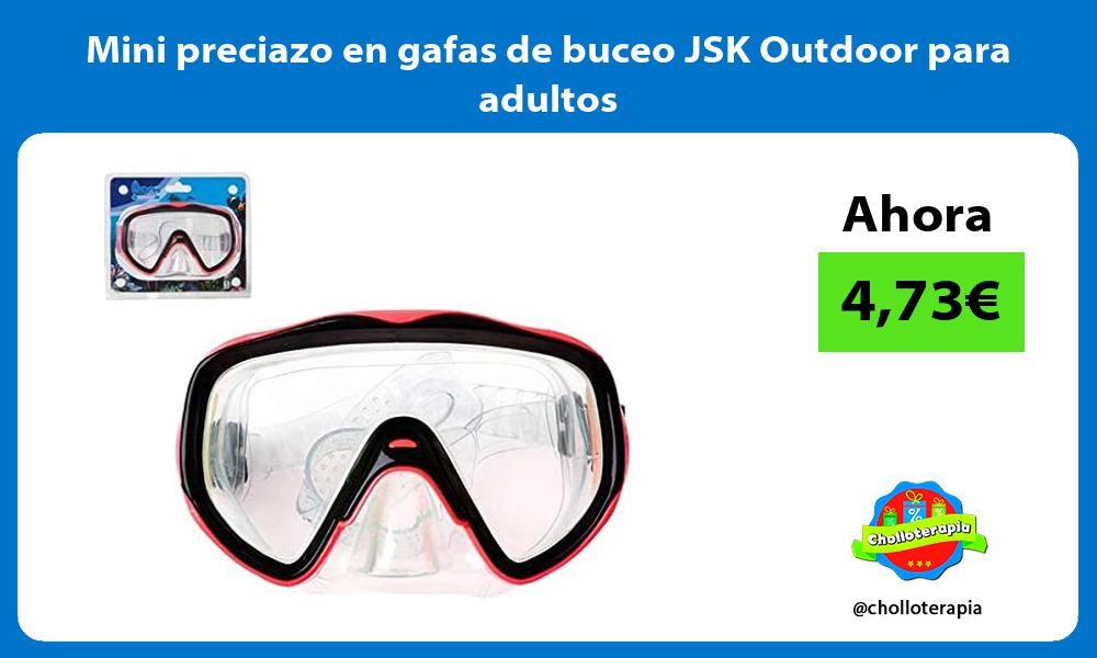 Mini preciazo en gafas de buceo JSK Outdoor para adultos