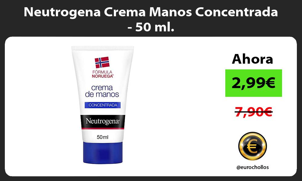 Neutrogena Crema Manos Concentrada 50 ml