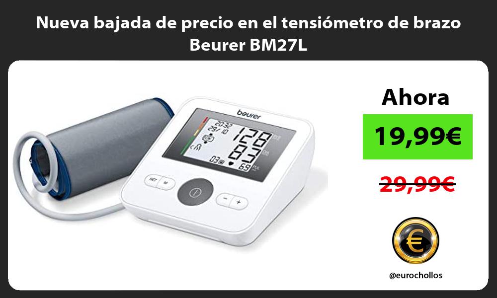 Nueva bajada de precio en el tensiómetro de brazo Beurer BM27L