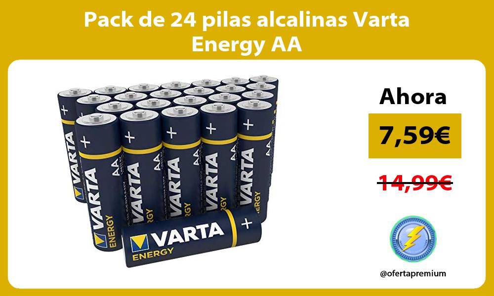 Pack de 24 pilas alcalinas Varta Energy AA