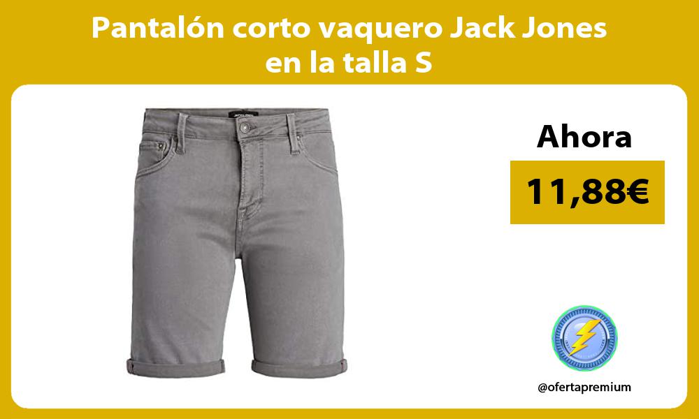 Pantalón corto vaquero Jack Jones en la talla S