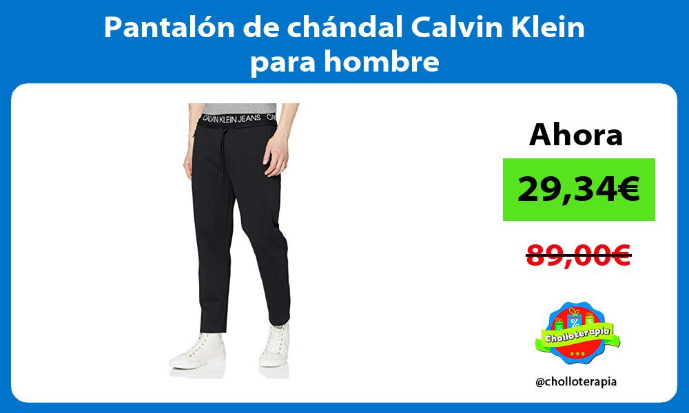 Pantalón de chándal Calvin Klein para hombre