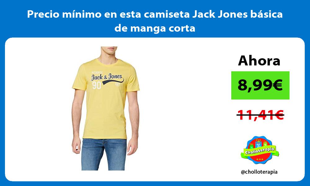 Precio mínimo en esta camiseta Jack Jones básica de manga corta